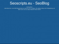 seoscripts.eu Webseite Vorschau