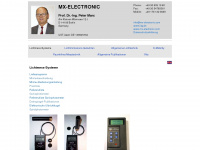 mx-electronic.com Webseite Vorschau