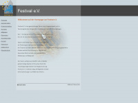 festival-ev.de Webseite Vorschau