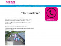 fetzel.at Webseite Vorschau
