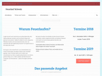 feuerlauf-schweiz.ch Webseite Vorschau