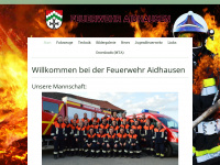 feuerwehr-aidhausen.de Webseite Vorschau