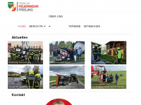feuerwehr-freiling.at Webseite Vorschau