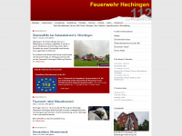 feuerwehr-hechingen.de Webseite Vorschau