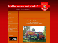 feuerwehr-klautzenbach.com Webseite Vorschau