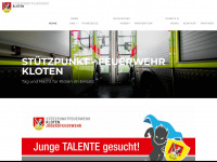 feuerwehr-kloten.ch Webseite Vorschau