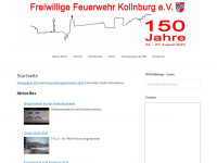feuerwehr-kollnburg.de Webseite Vorschau