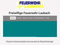 feuerwehr-laubach.de Webseite Vorschau