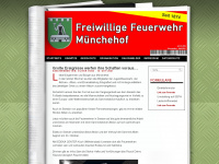 feuerwehr-muenchehof.de Webseite Vorschau
