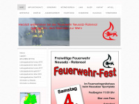feuerwehr-neusatzrotensol.de Webseite Vorschau