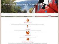 feuerwehr-oberdrum.at Webseite Vorschau