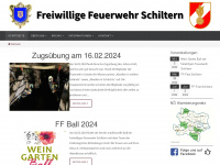 feuerwehr-schiltern.at Webseite Vorschau