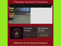 feuerwehr-schwartow.de Webseite Vorschau