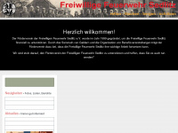 feuerwehr-sedlitz.de Webseite Vorschau