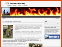 feuerwehr-stephansposching.de Webseite Vorschau