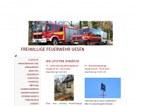 feuerwehr-uesen.com Webseite Vorschau