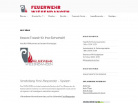 feuerwehr-wiesendangen.ch Webseite Vorschau