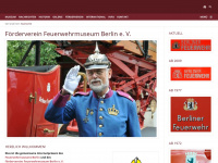 feuerwehrmuseum-berlin.de Webseite Vorschau