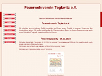 feuerwehrverein-tegkwitz.de Webseite Vorschau