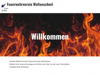 feuerwehrvereinwaltenschwil.ch Webseite Vorschau