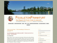 feuilletonfrankfurt.de Webseite Vorschau