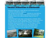 fewo-blankensee.de Webseite Vorschau