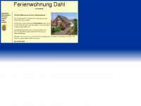 fewo-dahl.de Webseite Vorschau
