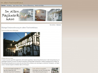 fewo-fachwerkhaus.de Webseite Vorschau