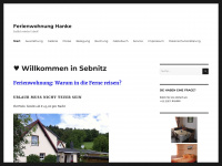 fewo-hanke.de Webseite Vorschau