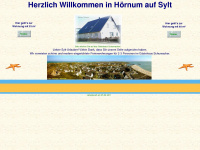 fewo-hoernum-sylt.de Webseite Vorschau