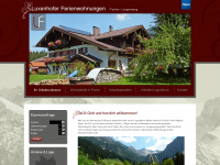 fewo-luxenhofer.de Webseite Vorschau