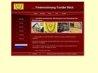 fewo-milch.de Webseite Vorschau
