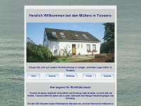 fewo-mueller-tossens.de Webseite Vorschau