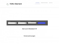 fewo-oberland.de Webseite Vorschau