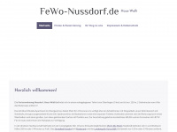 fewo-nussdorf.de Webseite Vorschau