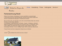 fewo-rackl.de Webseite Vorschau