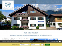 fewo-spiss.de Webseite Vorschau