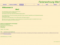 fewo-werl.de Webseite Vorschau