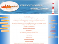 fewo-weserpanorama.de Webseite Vorschau