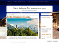 fewo-woernle.de Webseite Vorschau