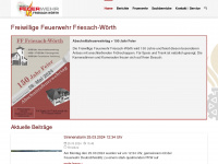 ff-friesach-woerth.at Webseite Vorschau