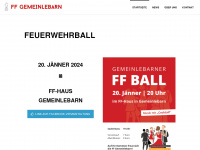 ff-gemeinlebarn.at Webseite Vorschau