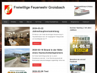 ff-groisbach.at Webseite Vorschau