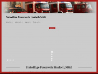 ff-haslach.at Webseite Vorschau