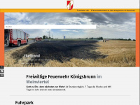ff-koenigsbrunn.at Webseite Vorschau