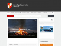 ff-krumegg.at Webseite Vorschau