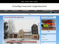 ff-langburkersdorf.de Webseite Vorschau