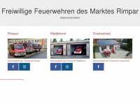 ff-markt-rimpar.de Webseite Vorschau