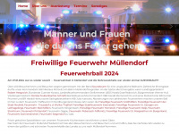 ff-muellendorf.at Webseite Vorschau
