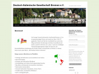 benvenuti-italia.de Webseite Vorschau